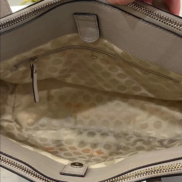 Kate Spade Taupe Satchel Bag. GUC - Picture 9 of 15
